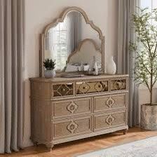 Dresser With Mirror/ Bedroom Furniture/ 6 Drawer/ 9 Drawer - Same Day Delivery - No Credit Needed 