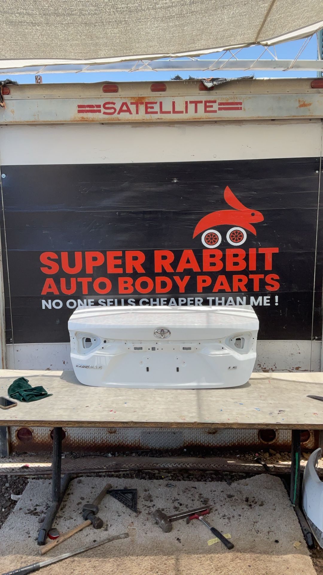 2020 Corolla Trunk lid Shell OEM 2025