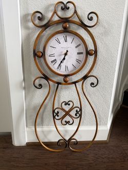 Wall clock decor