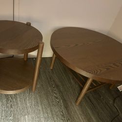 IKEA LISTERBY Coffee & Side Table- Brown– Like New!