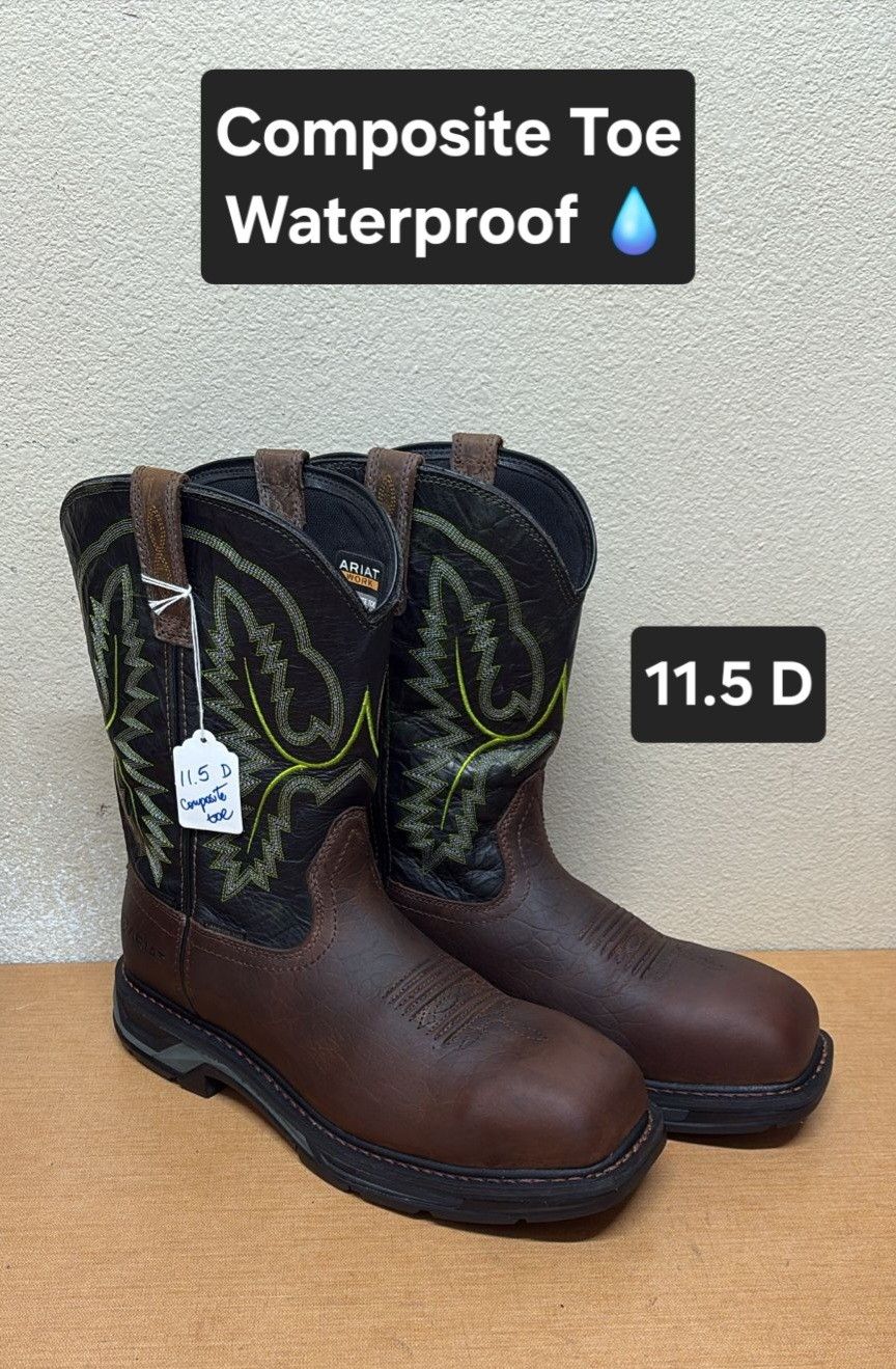 Ariat Work Boots Sz 11.5 D COMPOSITE TOE