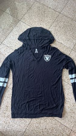 Las Vegas  Raiders NFL, thin shirt with hoodie size medium 7/9