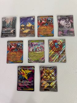 Various Pokemon Cards in Mint Condition