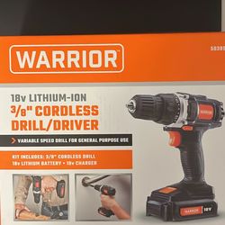 Cordless Warrior Drill 
