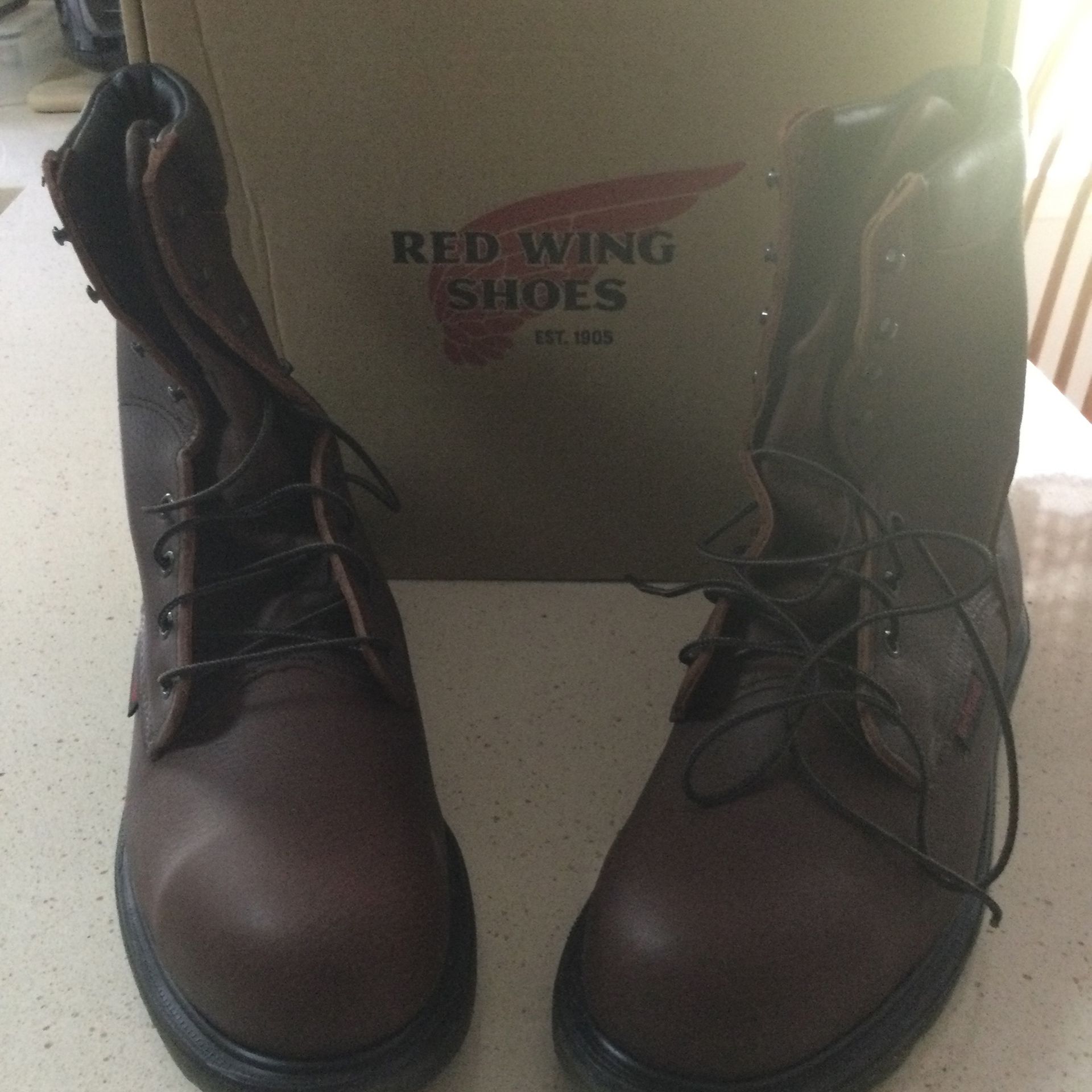 Red Wing Boots, Brown, Size 12