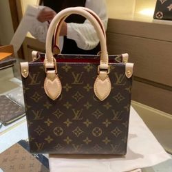 Louis Vuitton Sac Plat Crossbody BB Brown Leather