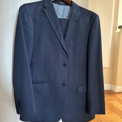 Tommy Hilfiger Navy Blue Suit Set 38R 33/30 Pants