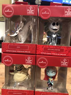 Hallmark Nightmare Before Christmas Set Of 4