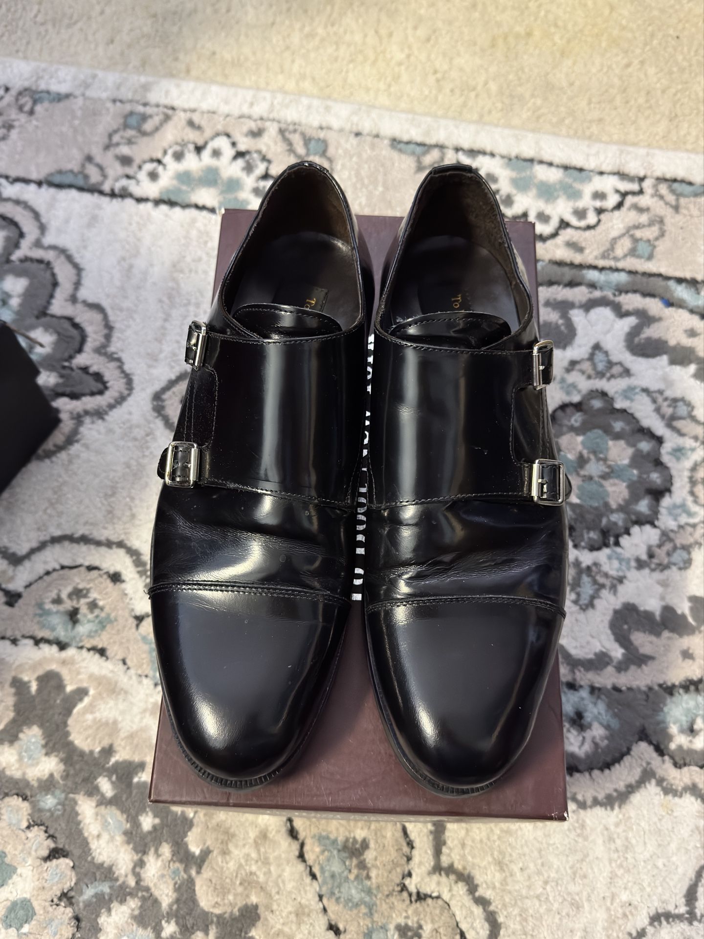 Black Leather Shoes (To Boot New York) Size 10 1/2