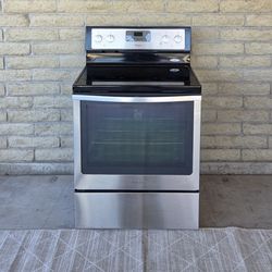 WHIRLPOOL SMOOTH-TOP ELECTRIC RANGE 6.2 cu ft CONVECTION BAKE OVEN STOVE HOME KITCHEN APPLIANCE