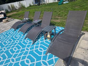 Adjustable patio chairs