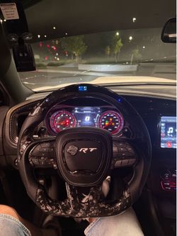 Fordged carbon led steering wheel