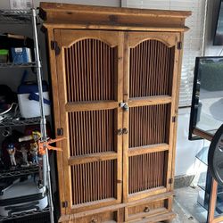 Storage Cabinet Real Thick Wood