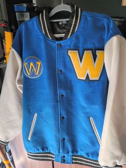 Golden State Warriors Varsity Jacket FISLL BRAND Men’s Size xL New