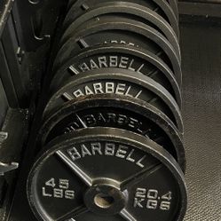 Standard Barbell 45’s