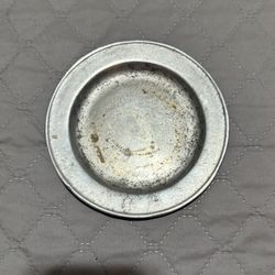 Stamped Pewter Plate