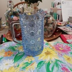 Vintage Blue Indiana 6-in PITCHER