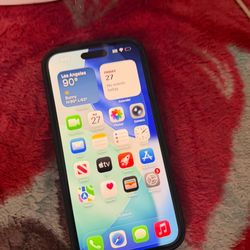 iPhone 16 plus with black case