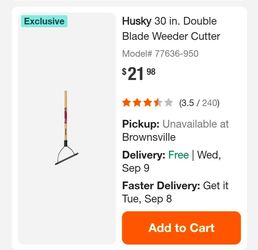 Husky Double Blade Weeder