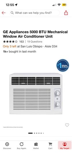 ❄️ Brand New GE 5,000 BTU Window Air Conditioner – Factory Sealed!