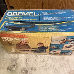 Vintage DREMEL Moto-Shop Model 571 Scroll Saw & Sander - With Original Box!