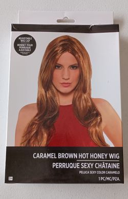 Halloween Women's Caramel Brown Hot Honey Wig NIB