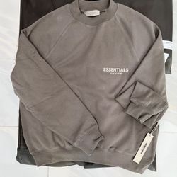 Fear of God Essentials Crewneck Sweatshirt Desert Taupe Size XL 