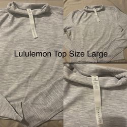 Lululemon Top Size Large 