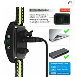 Bark Collar No Shock Bark Collar Rechargeable Anti Bark Collar Shockless with Adjustable Sensitivity and Intensity Beep No Pain Enhance Vibration Harm
