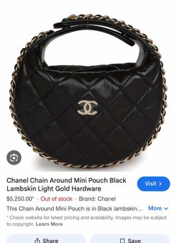 Chanel Chain Around Quilted Mini Hobo 