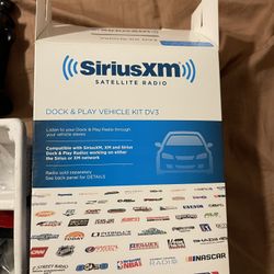 Sirius XM Head Unit And Car Kit. 