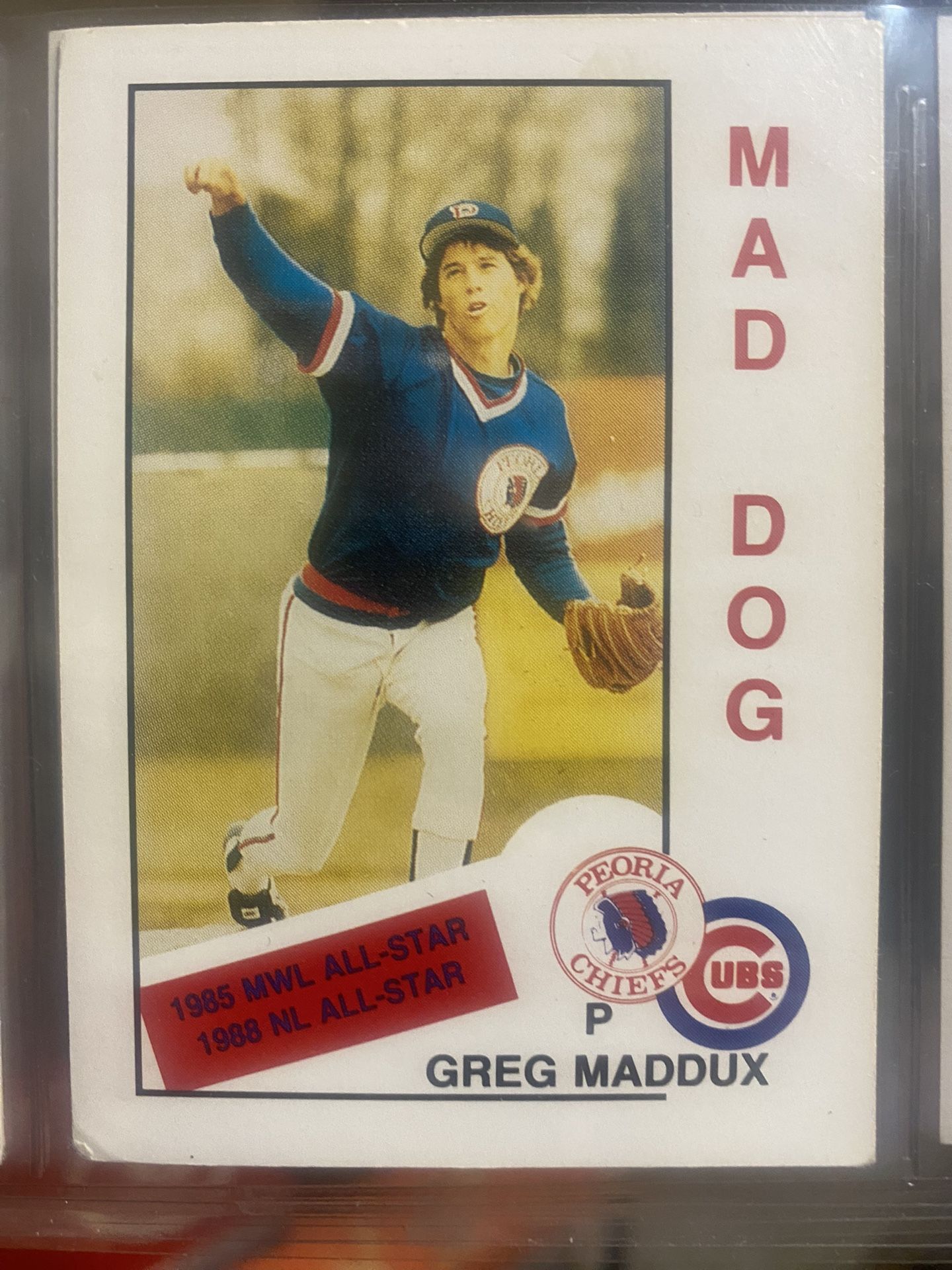 Greg Maddux, Mark Grace Rookie Cards