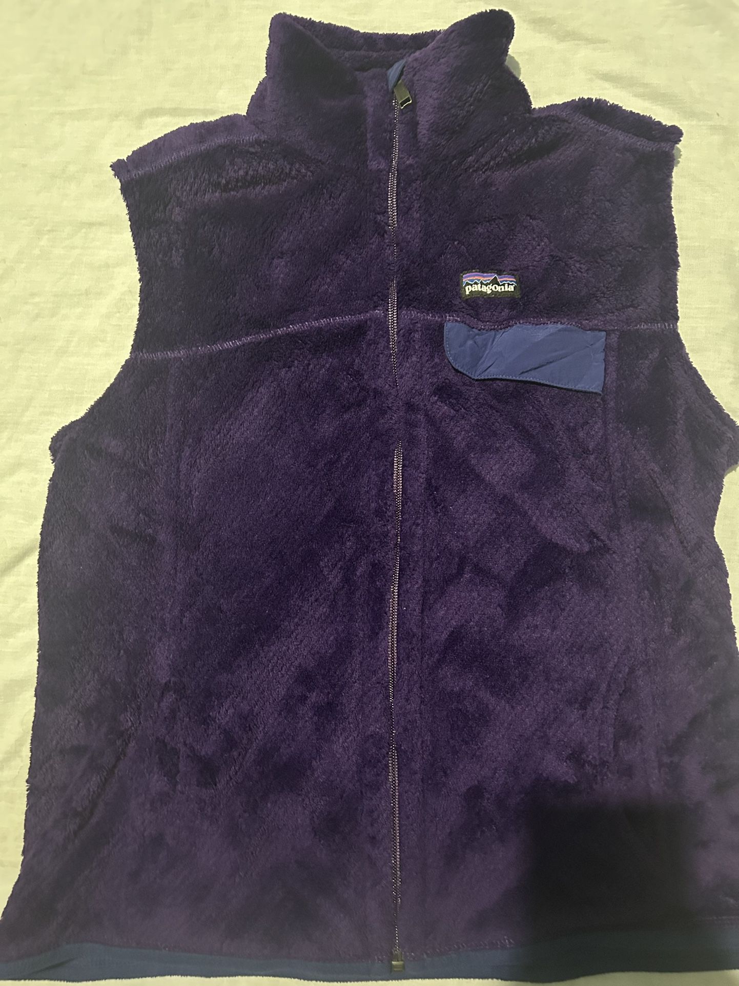 $75 Patagonia Re-tool Fleece Vest Purple Size Medium