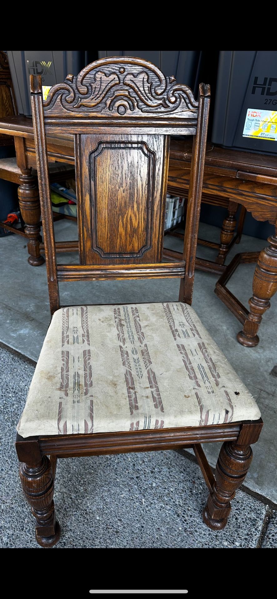 1934 Jacobean Dining Room Set
