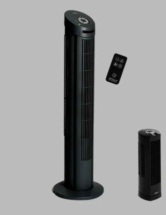 Seville Classics UltraSlimline Tower Fan Combo Pack
