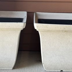 Two Large Plant Holders For The Porch Or Indoors