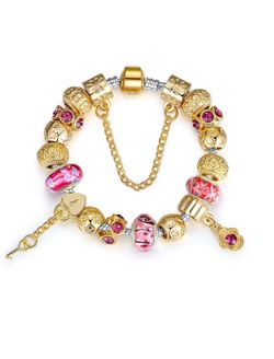 DIY European 925 glass bead silver bracelet