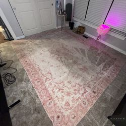Pink rug