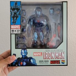 MAFEX No.231 Iron Man Marvel 1:12 Action Figure 6" w/ Hands & Accessories