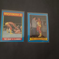 Hulk Hogan And Andre The Giant 1987 Topps Card Lot