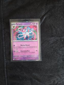 Sylveon Promo Card from prismatic evolution pokemon card