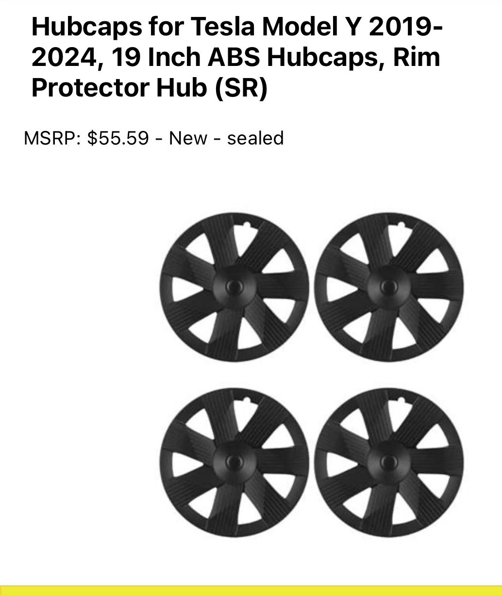 Hub Caps For Tesla Model Y 2024