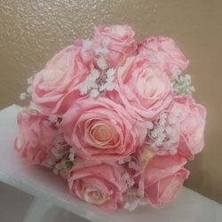  Pink Bridal Bouquet

