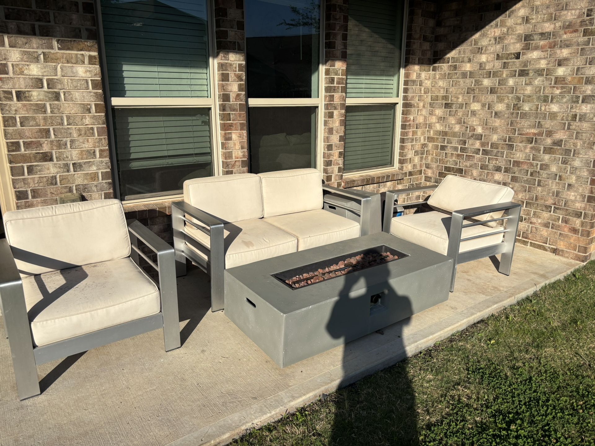 Fire Pit+ Patio Furniture for Sale in Sugar Land, TX - OfferUp