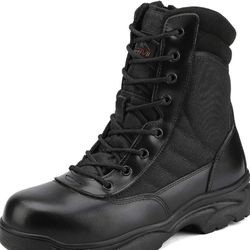 NORTIV 8 Steel Toe Boots for Men Safety Industrial & Construction Military