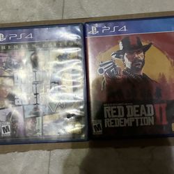 Playstation 4 Game Red Dead Redemption Two Gtav