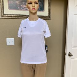 NIKE YOUTH UNISEX DRI-FIT CREW NECK FOOTBALL/SOCCER SHORT SLEEVE JERSEY SZ M 