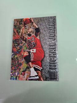 1996 Fleer/Skybox Metal Michael Jordan Chicago Bulls Card