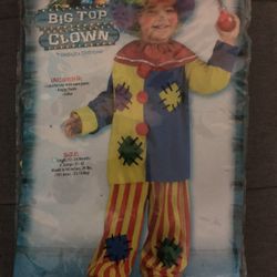 CLOWN COSTUME FOR KIDS SIZE 3T-4T