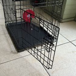 🐾 Medium Wire Dog Crate – Foldable, Clean & Ready to Go!